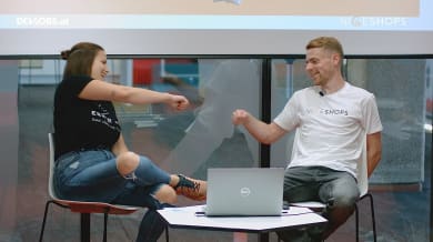Lilly Adlgasser & Michael Heininger talking about Vorhersage der Verpackungsgröße via Machine Learning