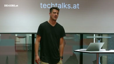 Klemens Schreiber talking about Die TechTalk Days
